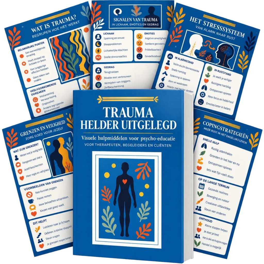 Cartões de psicoeducação: Trauma e Sistema Nervoso