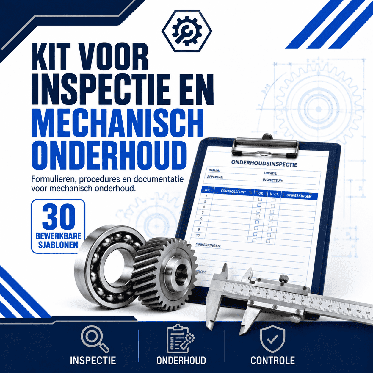 Kit de Inspeção e Manutenção Mecânica