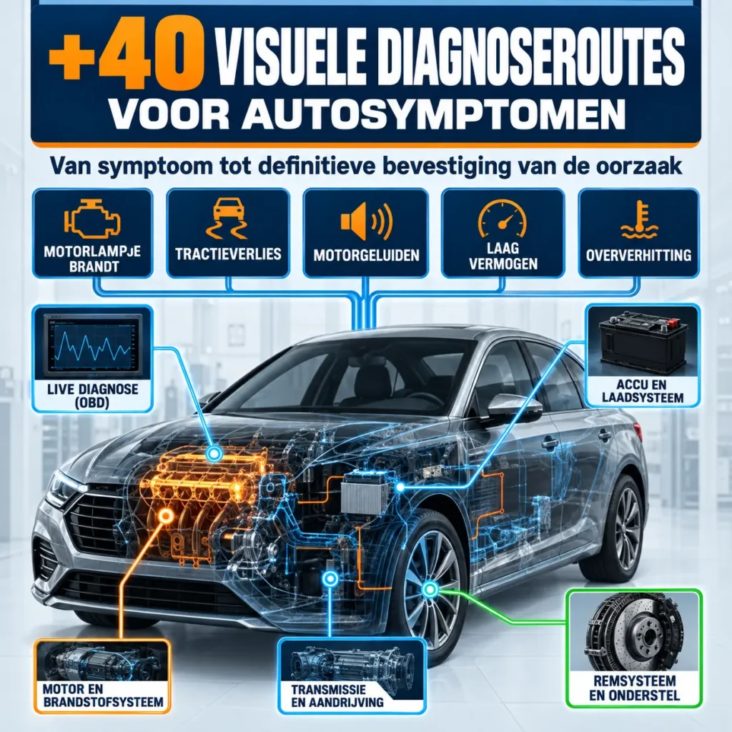 +40 caminhos de diagnóstico visual para sintomas do automóvel