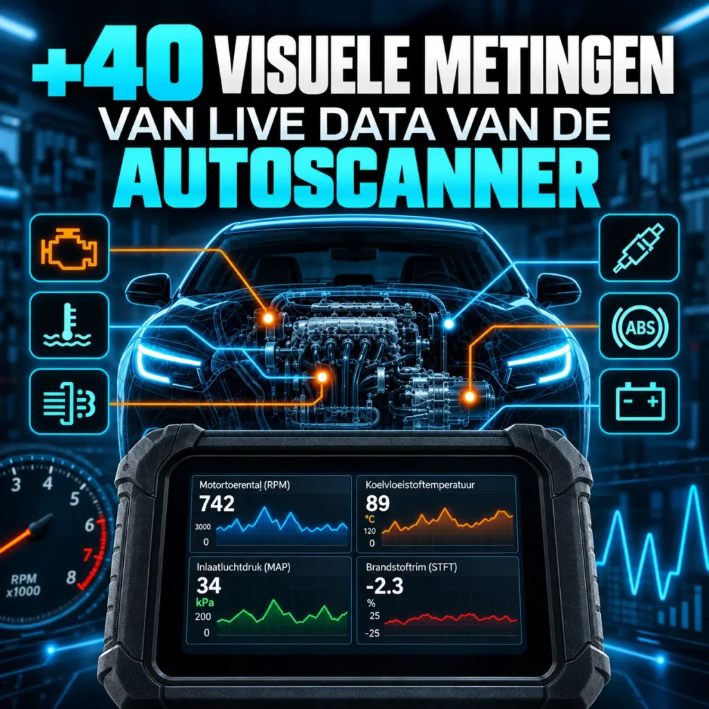 +40 Rastos visuais de dados ao vivo do scanner OBD