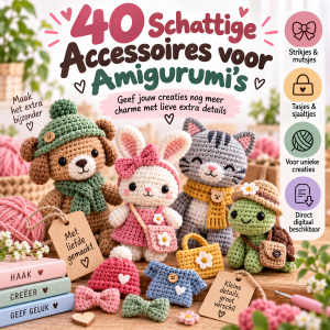 40 acessórios fofos para amigurumis