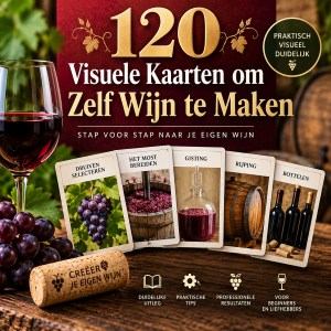 120 cartões visuais para fazer o seu próprio vinho