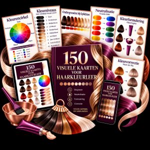 150 diagramas visuais para compreender facilmente a teoria da cor do cabelo