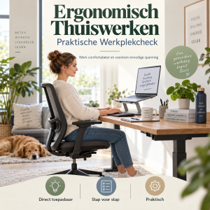 Trabalho ergonómico em casa – verificação prática do local de trabalho